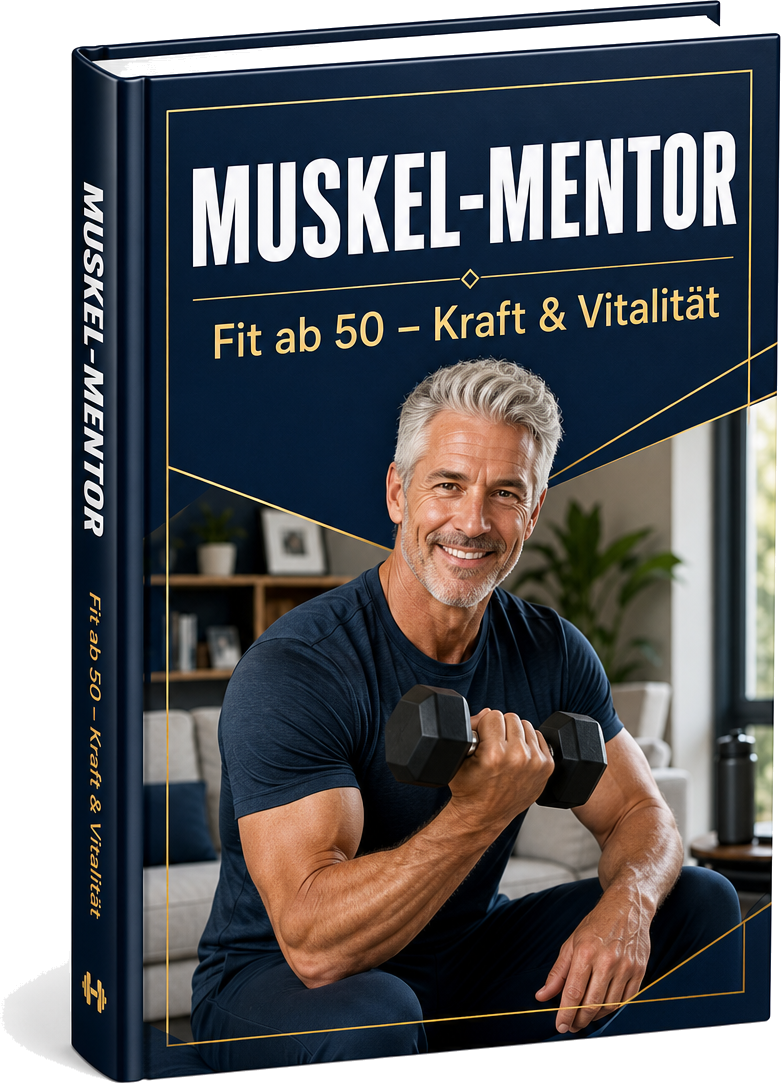 Muskel-Mentor Cover: Fit ab 50 – Kraft & Vitalität